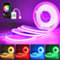 WIFI 10M Intelligent COB RGB LED Streifen Strip Lichterkette 576LEDs/M 5760LEDs 24V Dimmbar LED Band Lichtleiste Arbeitet mit Alexa/Google Home Assistant, Verformbar LED Licht Set