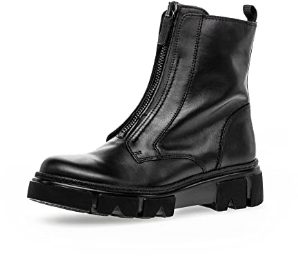 Gabor Botas de motorista para mujer, botines para mujer, mejor ajuste, Negro 27., 42 EU