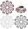 THKO Sottopentola in Silicone Creativo Set: Sottopentola Resistenti al Calore 3Pcs - Multiuso Sottopentola Forma di Fiore - Sottopentola Antiscivolo e Decorativi - Sottopentola Facili da Pulire
