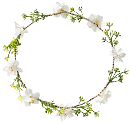 Blumengirlanden, Kopfschmuck für Damen und Mädchen, mit Blumen, Haarzubehör, Haarteile für Hochzeiten und Festivals