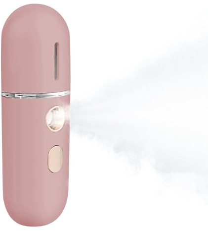Umidificatore Portatile Fredda Nano | Portatile Silenzioso per Idratazione della Pelle a Casa in Viaggio e in Movimento
