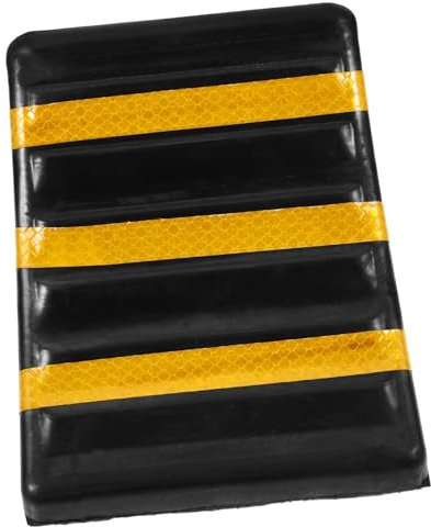 Healifty Tope De Rueda De Goma Calzo para Coche De Goma para Ruedas Suministros para Automóviles Garaje o Taller