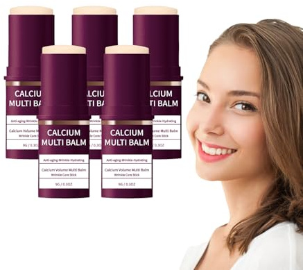 Pro-Collagen Peptide Lip Gloss Balm - Hydrating Plumping Lip Gloss für Frauen mit transparenter Tönung - Wrinkle Core Stick, Collagen Moisturing Stick, Anti-Aging, feuchtigkeitsspendend (5 STÜCKE)