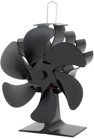 SVCEQZE Termoventilatore della stufa alimentato | Ventilatore per stufa a pellet per uso domestico | Ventilatore Termoelettrico per Stufa a Legna, Bruciatore a Ceppi, Caminetti