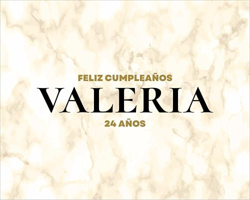 Cartel Feliz Cumpleaños, (Nombre y Edad Personalizable), Tamaño 100x80cm, Papel 180gr, Decoración de Fiestas, Blanco y Dorado