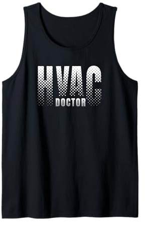 HVAC Camiseta Refrigeración Calefacción Refrigeración Ventilación Tecnología Camiseta sin Mangas