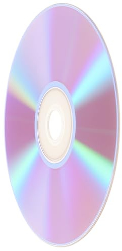 TOPBATHY CD-r en Blanco de Gran Capacidad para Grabación Rápida de Música y Datos, Disco Compacto Vírgen Compatible Reproductores de CD, Paquete 1 Disco y Estuche Portátil
