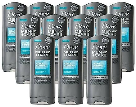 Dove Men+Care 3 in 1 Duschgel Clean Comfort Duschgel für Körper, Gesicht und Haar mit 24H Pflege Effekt 250 ml