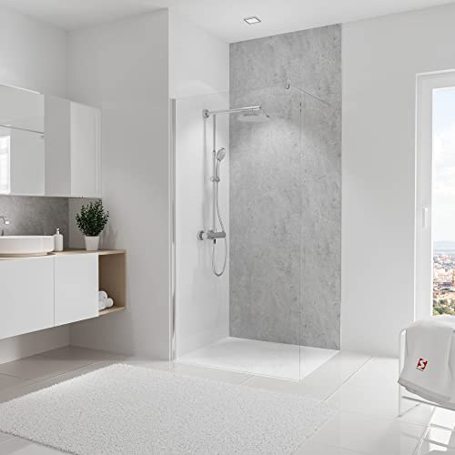 Schulte 1 panneau mural 100 x 255 cm, 3 mm, pierre gris clair