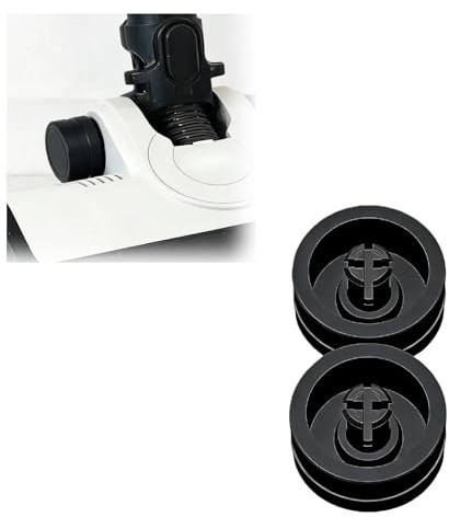 Replacement Support Wheels Compatible with Levoit LVAC-200 Cordless Vacuum Cleaner - Left and Right Caster Spare Parts 2pcs