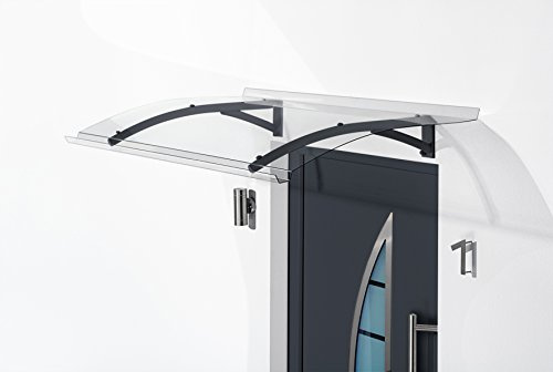 Gutta Pultvordach Vordachsystem Türdach 2000x900x220mm Secco Anthrazit 7200356