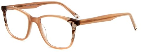 FERAVIA Women Stylish Glasses Square Non-prescription Eyeglasses Frames Fashion Clear Lens Eyewear