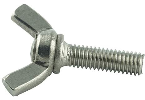 Eisenwaren2000 | Flügelschrauben M6 x 30 mm (10 Stück) - Flügel Schrauben amerik. Form ähnl. DIN 316 - Gewindeschrauben - Edelstahl A2 V2A - rostfrei