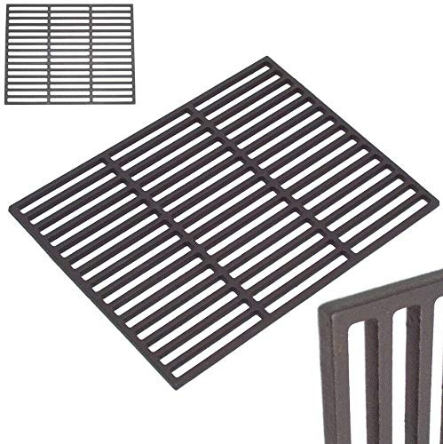 D&L Guss Grillrost emailliert 45x35 eckig Grill Gussrost 56518 Gusseisen Gußeisen