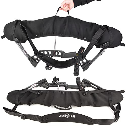 SHARROW Bogenschießen Compound Bogen Sling String Protector Compound Bogen Cams Sling Case Tragegurt Halter Compound Bogen Zubehör für die Outdoor-Jagd