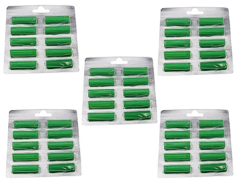 vhbw 50x barrita aromática para aspiradora por ej. Compatible con Miele y Muchas Otras Marcas - Sticks desodorantes, Bosque