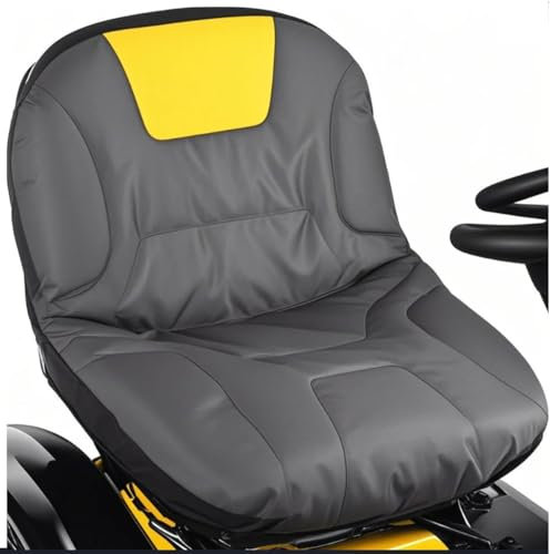 Riding Mower Seat Cover Compatible with Husqvarna,Cub Cadet,John Deere,Craftsman,Kubota, Lawn Tractor Seat Cover(Medium)