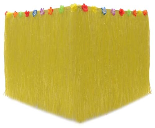 Glitter Dekoration Tisch Rock Party Tischrock DIY Grasröcke Hochzeit Geburtstag Sommer Strand Tischdecke Gartendekoration Zubehör (Color : Yellow)