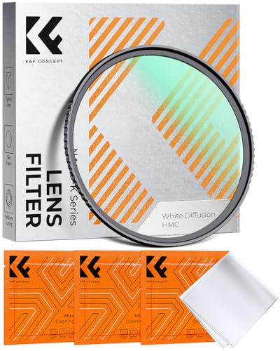 K&F CONCEPT 55mm Nebel-Effekt Diffusionsfilter Mist Filter | Nebel-Effekt Diffusionsfilter für Landschafts- und Porträtfotografie,Nano-Klear,FE305
