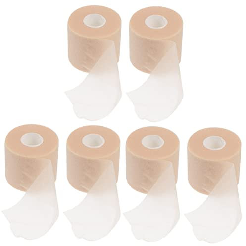 Healeved 6rollen Sportbandage Schwamm Sport Tape Dämpfende Und Atmungsaktive Unterziehbandage Für Gelenke Hautfarbe Für Sportler Und Athleten Vielseitig Einsetzbar