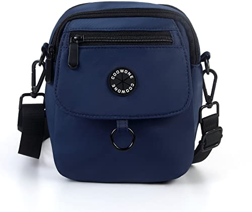 COOWONE wasserdichte Hundeleckerli-Tasche, Hundespaziergang Tasche, Leckerli-Tasche für Hunde, Hundetasche mit Poop Bag Dispenser, Crossbody Bag für Hundetraining