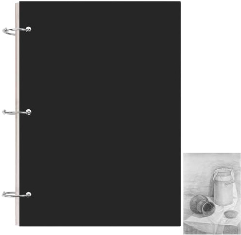 A4 Skizzenbücher, 75 Blatt, 150 Seiten, Binder Bindung Skizzenbuch, Krafteinband, fester Einband, Skizzenblock zum Zeichnen und Skizzieren