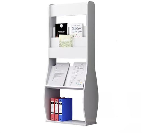 ReeSet Prospektständer Bodenstehender Zeitschriftenständer, Prospektständer, vertikale Datenständer, Bodenbücher und Zeitungsständer, Broschürenständer Bodenstehender Zeitschriftenhalter