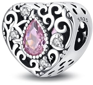 QIKAOLA S925 Sterling Silber Charm Anhänger für Armband Charms Beads passend für Pandora Armband&Halskette