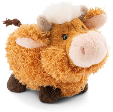 NICI Kuscheltier Hochlandrind McMooray 12cm braun - Stofftier aus weichem Plüsch, niedliches Plüschtier zum Kuscheln und Spielen, für Kinder & Erwachsene - tolle Geschenkidee - 61113