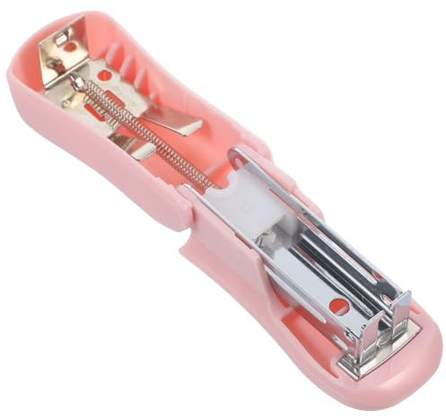 NUOBESTY Mini Bürostapler Für Schreibtisch Und Klassenraum Praktisches Bürobedarf-heftgerät Mit Glatter Innenführung Für Heften Und Binden