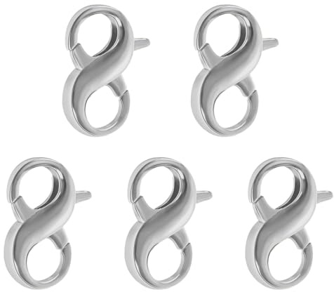 SSKHE Verbessern Sie Ihre Kreationen mit diesen eleganten Silber-SchmuckspangenEin 5er-Set für alle Ihre Bastelanforderungen