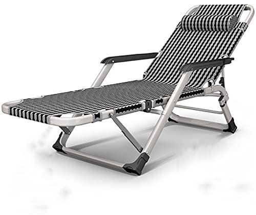 Klappbarer Zero Gravity Loungesessel mit Kissen, verstellbarer Liegestuhl für Outdoor, Hof, Strand, Garten, Pool, Deck, Antifaltbares Design, Stil 1