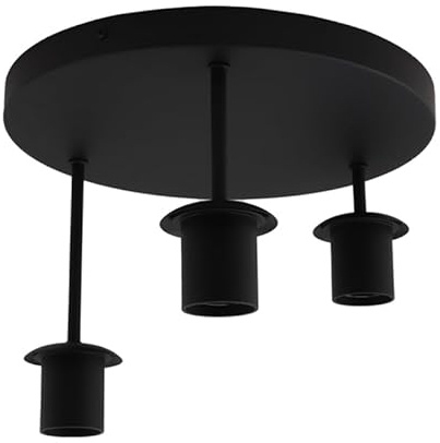 Olucia - Pavillon cache fil noir en verre, Rika