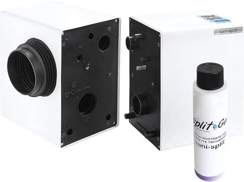 Trituratore WC Maceratore Sanitario SANISPLIT 3 WC Universale Bagno Pompa Scantinato Acque Reflue Nere e Grigie Water Lavabo Divisibile Garanzia Italia DEA con Split Gel Disincrostante