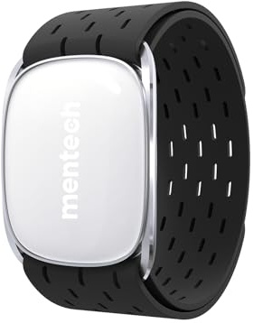 mentech Monitor de frecuencia cardíaca, sensor avanzado, datos precisos, 140 horas de duración de la batería, monitor de sueño, hormigas + Bluetooth, comodidad, fácil de llevar, detección de desgaste