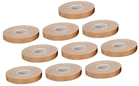 SOIMISS Atmungsaktive Fingerklebebänder Fingerschutz Beim Spielen der Bühne aus Baumwolle 10 Stück für Guzheng und Pipa