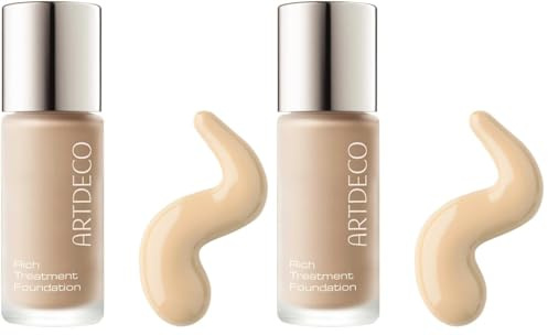 ARTDECO Rich Treatment Foundation - Flüssige wasserfeste Creme Foundation - 1 x 20 ml (Packung mit 2)