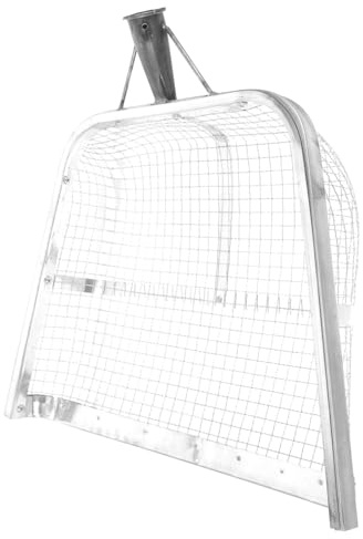 TOBBOMEY Pala Piccola in Ferro per Giardinaggio e Setaccio del Terreno, Strumento Pratico per Piantare e Raccogliere Mais, Attrezzo Portatile Leggero per Orto e Uso Domestico