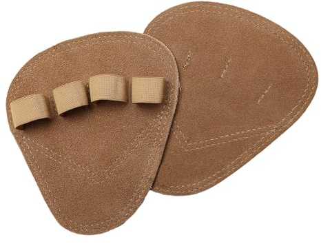 BCIOUS Guantes de entrenamiento con 4 dedos, guantes de levantamiento de pesas, protector de manos para hombres y mujeres, almohadilla de levantamiento de pesas