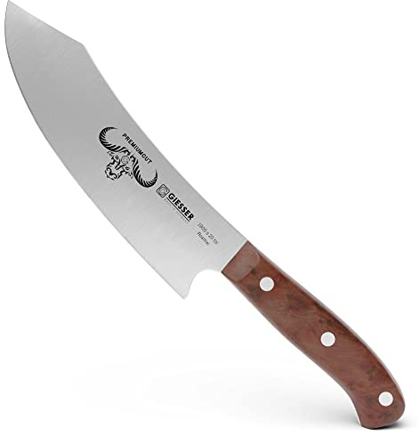 Giesser seit 1776 - Made in Germany - Kochmesser 20 cm Tree of Life, PremiumCut Chefs No 1, Küchenmesser, Thuja, holzgriff, rostfrei, deutsches Grillmesser scharf