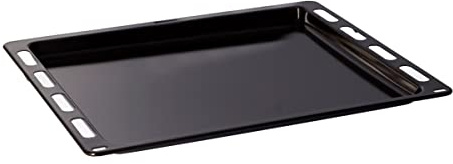 Bakplåt, kakplåt, pizzaplåt 442 x 370 x 22 mm, emaljerad ugn, spis, original Bosch Siemens Viva 00748225 748225 även Balay Junker Profilo för FRMA HB 3HB HBN HE HEZ HGD HGV JZ VVZ