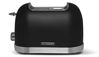 SCHNEIDER - SCTO2B - Grille pain Vintage - 2 Fentes - Fonction décongélation - Coloris Noir