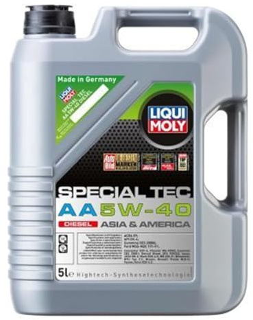 LIQUI MOLY Special Tec AA 5W-40 Diesel | 5 L | Synthesetechnologie Motoröl | Art.-Nr.: 21332 | 21332, Special Tec Aa 5W-40 Diesel