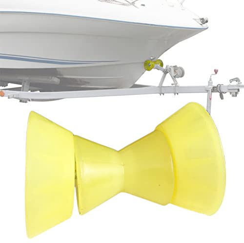 HWI 10,2 cm lange Poly-Schleifwalze, 1,2 cm Schaft, hinterlässt keine Spuren, mit Endkappe zum Stoppen von Bootsanhängern