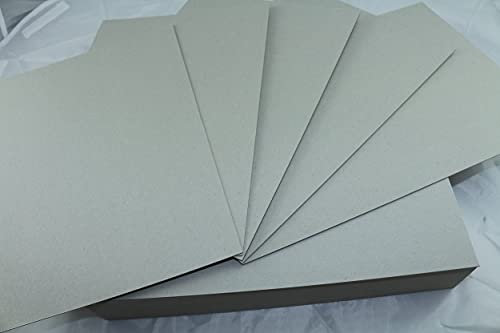 100 Stück Buchbinderpappe Graukarton Format DIN A3 (297 x 420 mm) 1,0mm starke Graupappe Sonderformate des Kartons ist auf Anfrage möglich