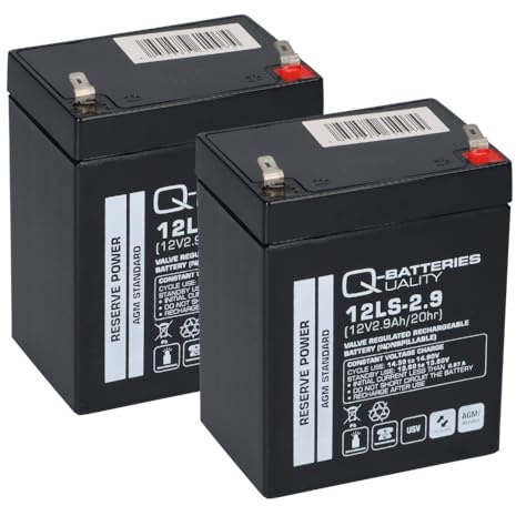 Batteria al piombo AGM da 12 V, 2,9 Ah, adatta per sistemi di sollevamento Linak da montare