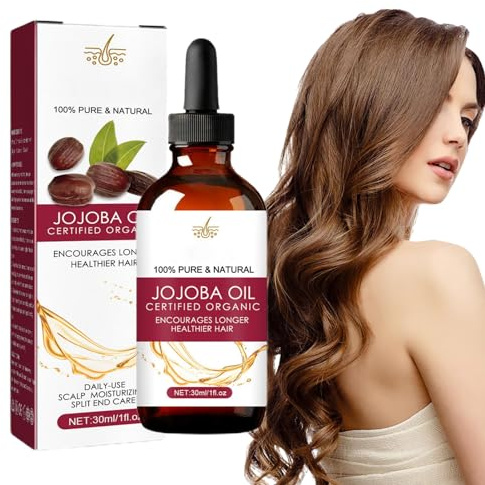 Huile capillaire dense - Huile de jojoba huile de densité capillaire anti-frisottis pour la croissance des cheveux - Huile de croissance 30 ml, huile capillaire naturelle pour cheveux secs et