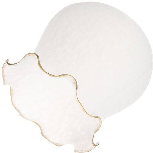 Alipis Glass Lamp Shade Accessory for Chandelier and Wall Sconces Socket Decorative Replacement Easy to Install for Living Room Bedroom and Cafe Decor