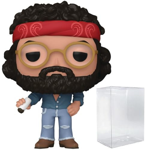 POP Movie: Cheech & Chong's Up in Smoke - Chong Funko Vinyl Figure (Bundled with Compatible Box Protector Case) Multicolored 3.75 inches