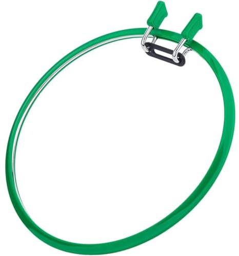 DICOSMETIC 7.87/20cm Grüne Rund Stickrahmen Ringe Embroidery Hoop Kreis Kreuzstich Hoop Ringe Kunststoff Spann Stickrahmen für DIY Kunst Handwerk Handliche Nähen